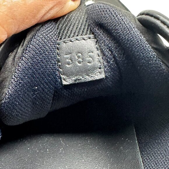 Hermès Impulse Leather Sneakers Womens size 38.5 black white shoes - Picture 11 of 13